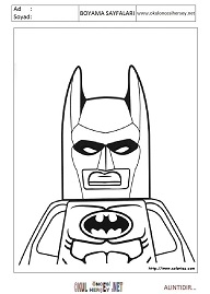 lego-batman boyama sayfaları